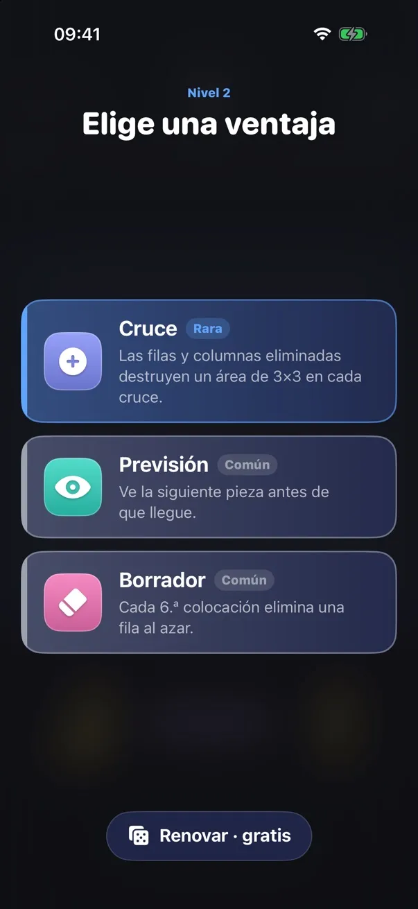 Elige una ventaja